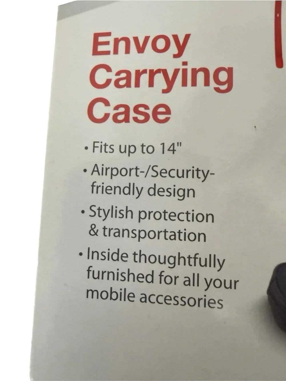 NWT Toshiba Envoy Black Laptop Shoulder Bag 14”